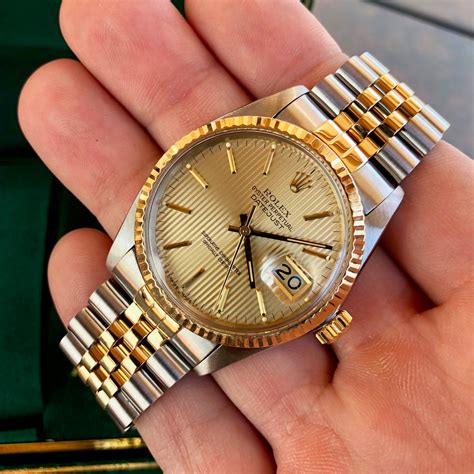 rolex classic oyster ywo tone